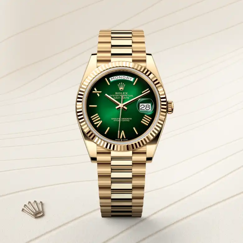 Rolex Day-Date in 18 kt yellow gold, M228238-0069 - Benari Jewelers