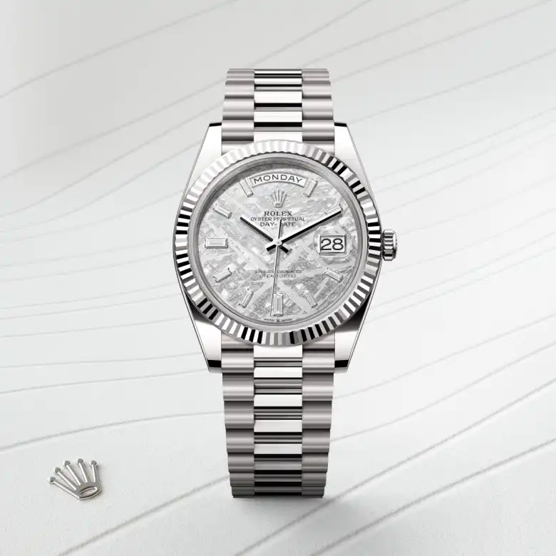 Rolex Day-Date in 18 ct white gold, M228239-0055 - J. Vair Jewellers