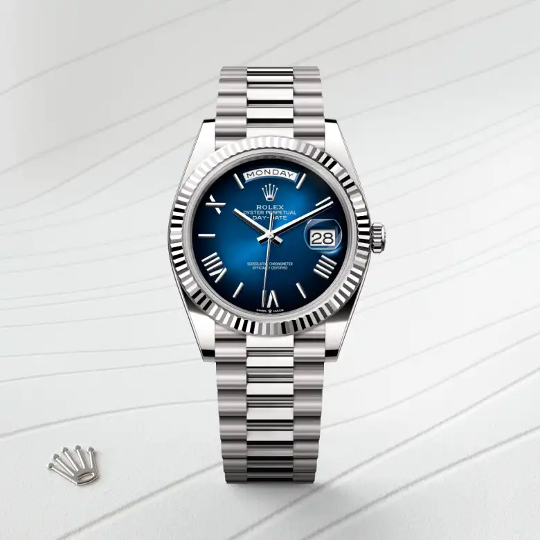 Rolex Day-Date in 18 ct white gold, M228239-0076 - Joseph-Anthony