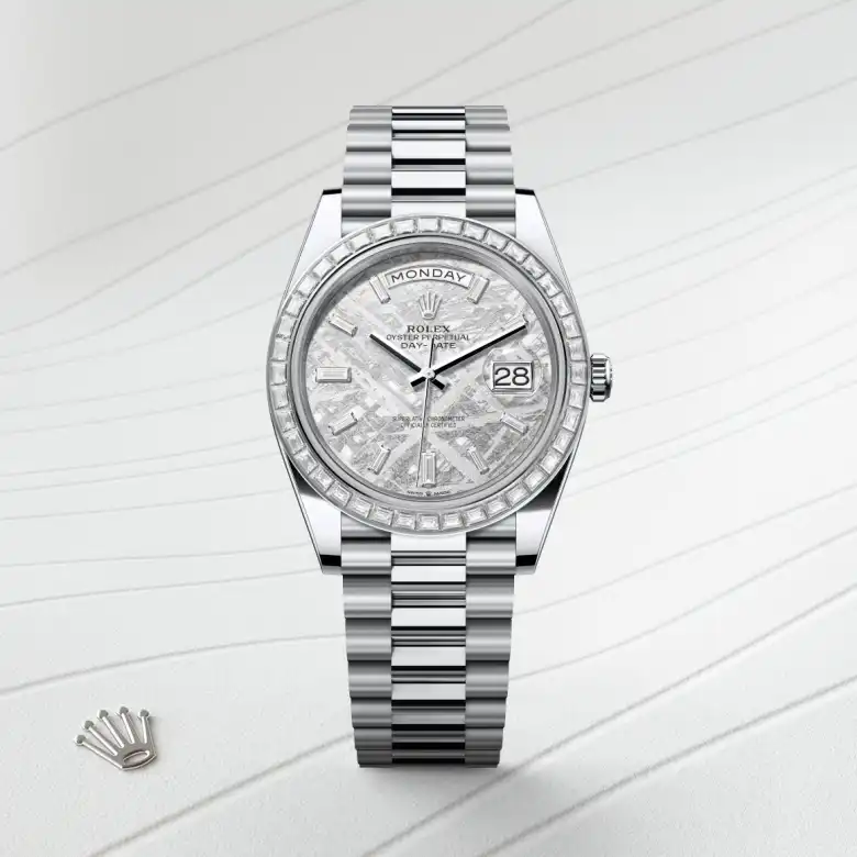 Rolex Day-Date in Platinum, M228396TBR-0027 - Rolex Boutique San Jose