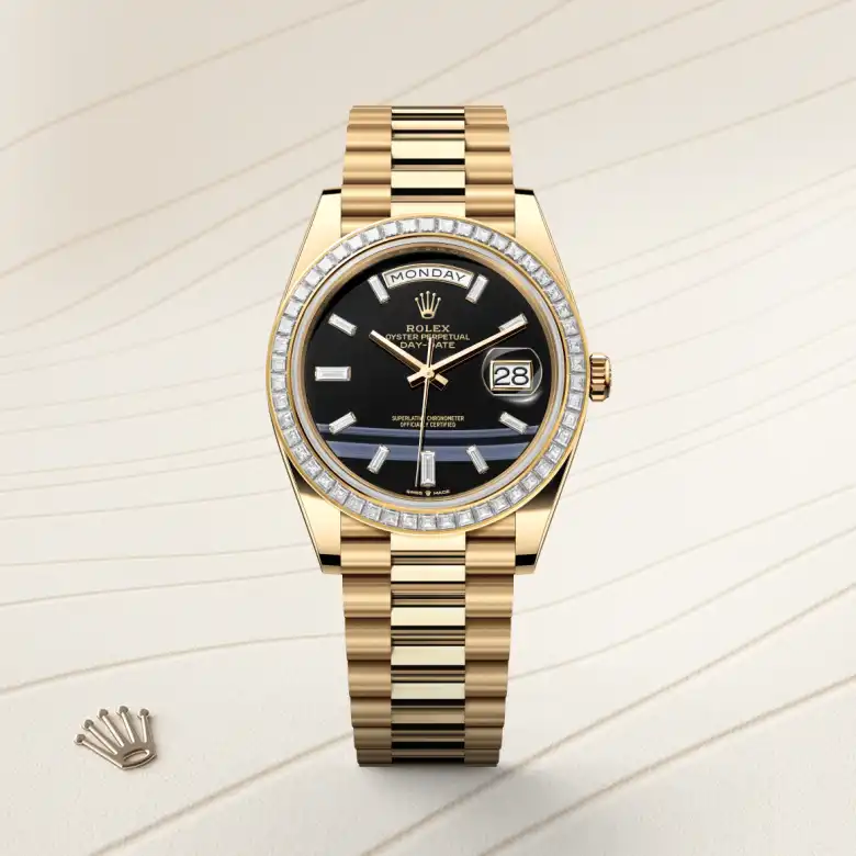 Rolex Day-Date in 18 kt yellow gold, M228398TBR-0038 - Heller Jewelers