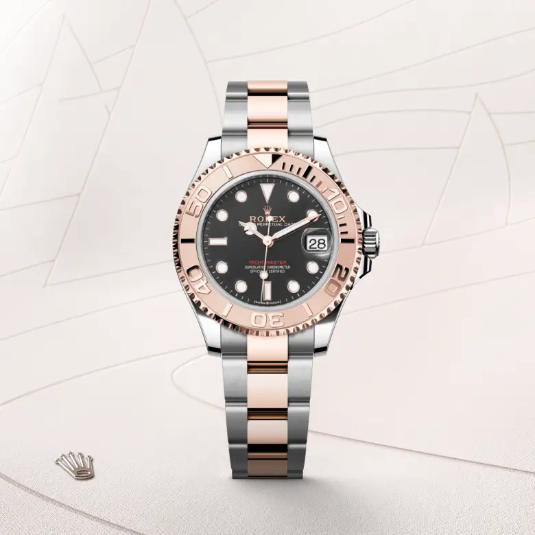Rolex Yacht-Master in Everose Rolesor - combination of Oystersteel and Everose gold, M268621-0004 - J. Vair Jewellers