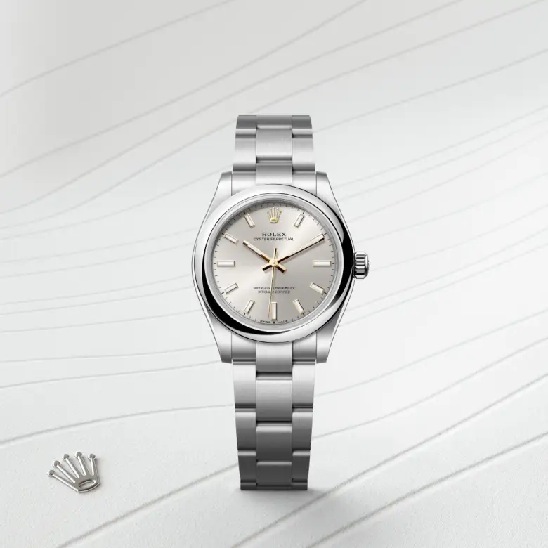 Rolex Oyster Perpetual in Oystersteel, M277200-0001 - Rolex Boutique San Jose