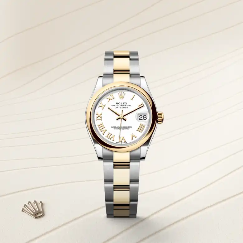 Rolex Datejust in Yellow Rolesor - combination of Oystersteel and yellow gold, M278243-0001 - Rolex Boutique San Jose