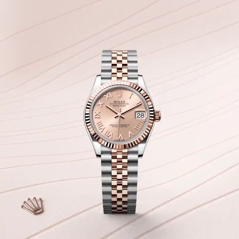 Rolex Datejust in Everose Rolesor - combination of Oystersteel and Everose gold, M278271-0006 - J. Vair Jewellers