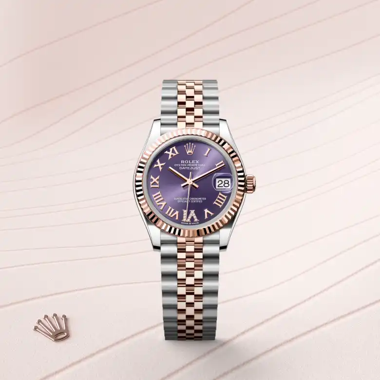 Rolex Datejust in Everose Rolesor - combination of Oystersteel and Everose gold, M278271-0020 - GemOro