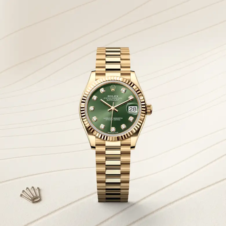 Rolex Datejust in 18 kt yellow gold, M278278-0011 - Rolex Boutique San Jose