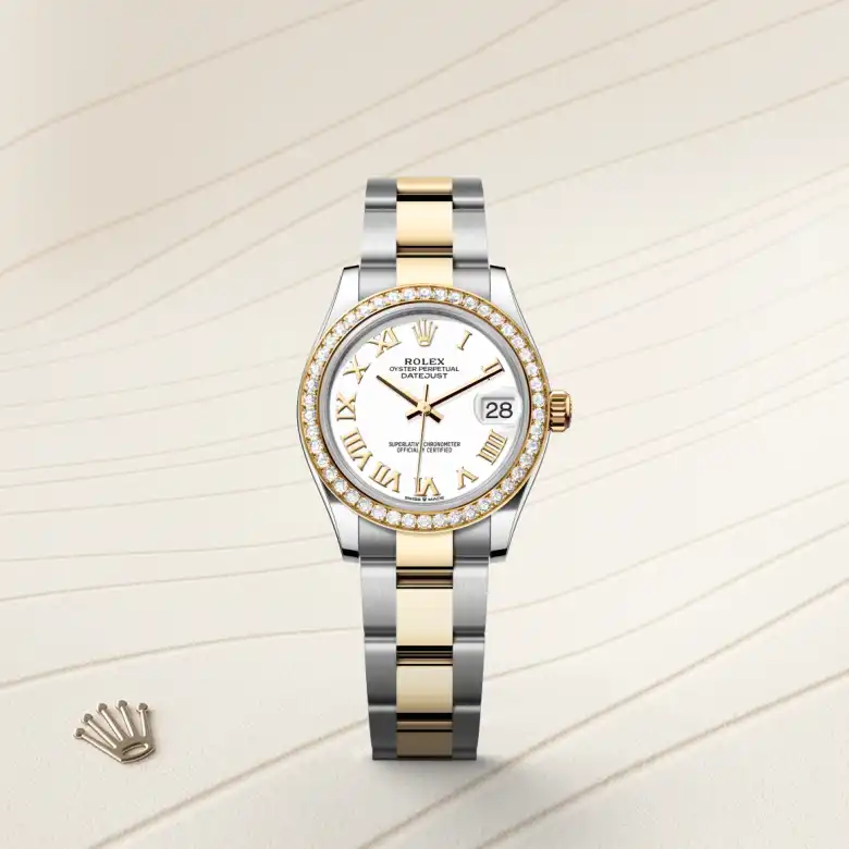 Rolex Datejust in Yellow Rolesor - combination of Oystersteel and yellow gold, M278383RBR-0001 - Humbertown Jewellers