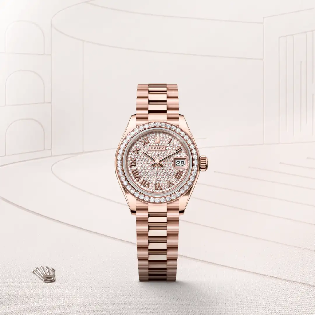 Rolex Lady-Datejust in 18 kt Everose gold, M279135RBR-0021 - Build