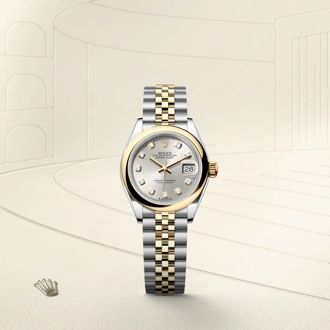 Rolex Lady-Datejust in Yellow Rolesor - combination of Oystersteel and yellow gold, M279163-0007 - Nash Jewellers