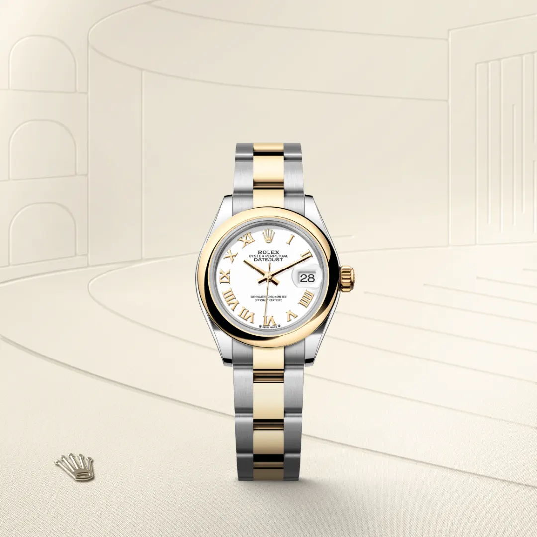Rolex Lady-Datejust in Yellow Rolesor - combination of Oystersteel and yellow gold, M279163-0024 - Heller Jewelers