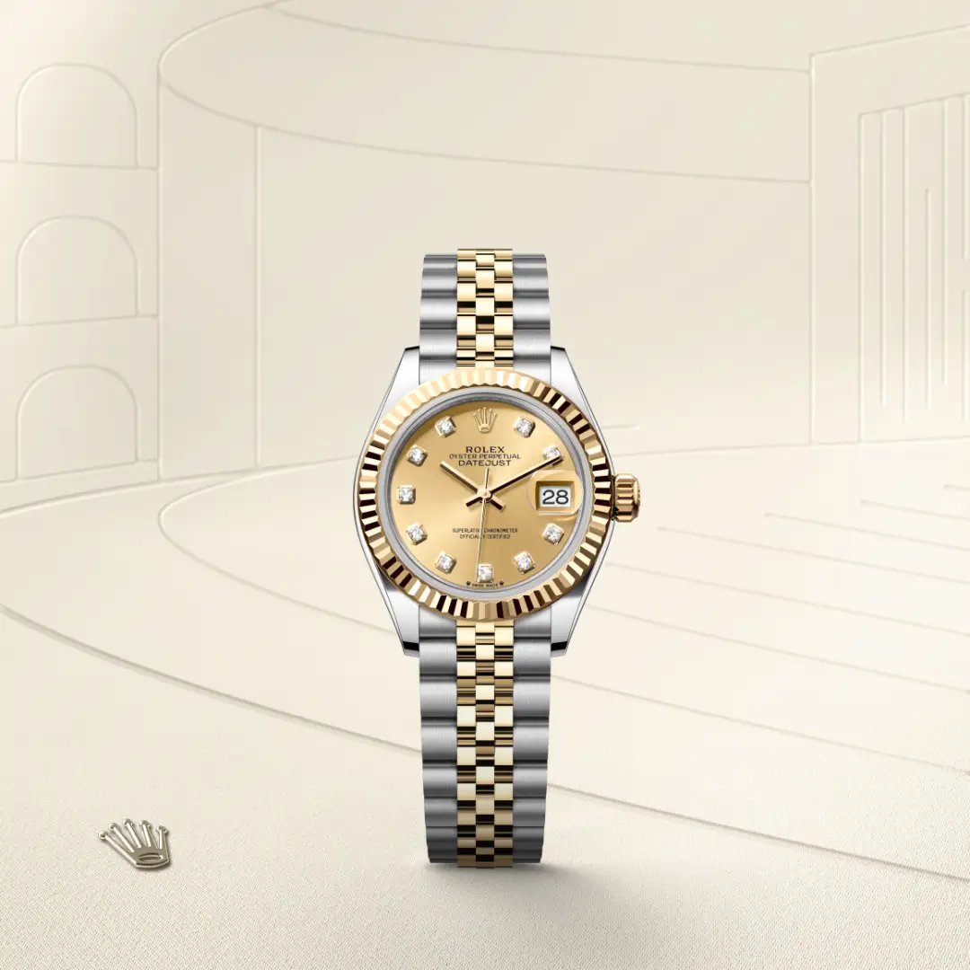 Rolex Lady-Datejust in Yellow Rolesor - combination of Oystersteel and yellow gold, M279173-0011 - GemOro