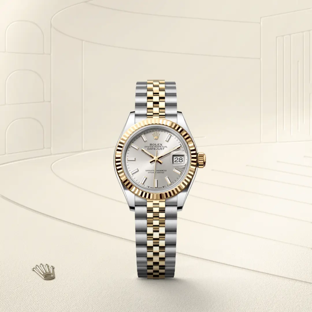 Rolex Lady-Datejust in Yellow Rolesor - combination of Oystersteel and yellow gold, M279173-0019 - Heller Jewelers