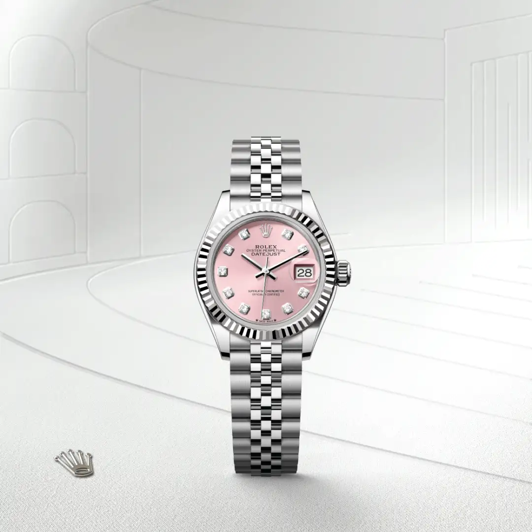 Rolex Lady-Datejust in White Rolesor - combination of Oystersteel and white gold, M279174-0003 - J. Vair Jewellers