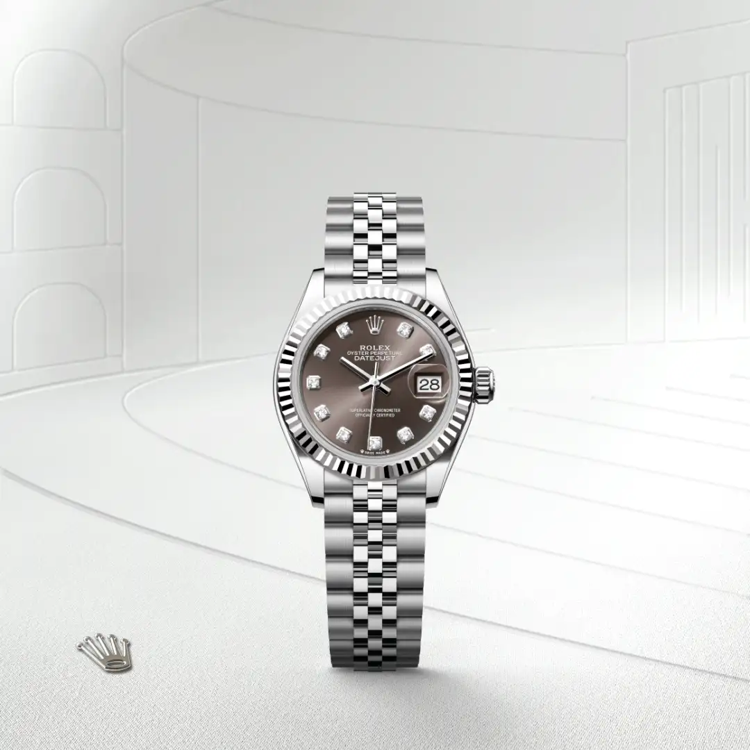 Rolex Lady-Datejust in White Rolesor - combination of Oystersteel and white gold, M279174-0015 - Build