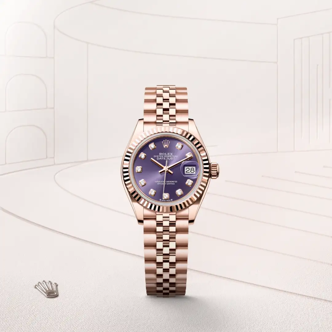 Rolex Lady-Datejust in 18 kt Everose gold, M279175-0020 - Build