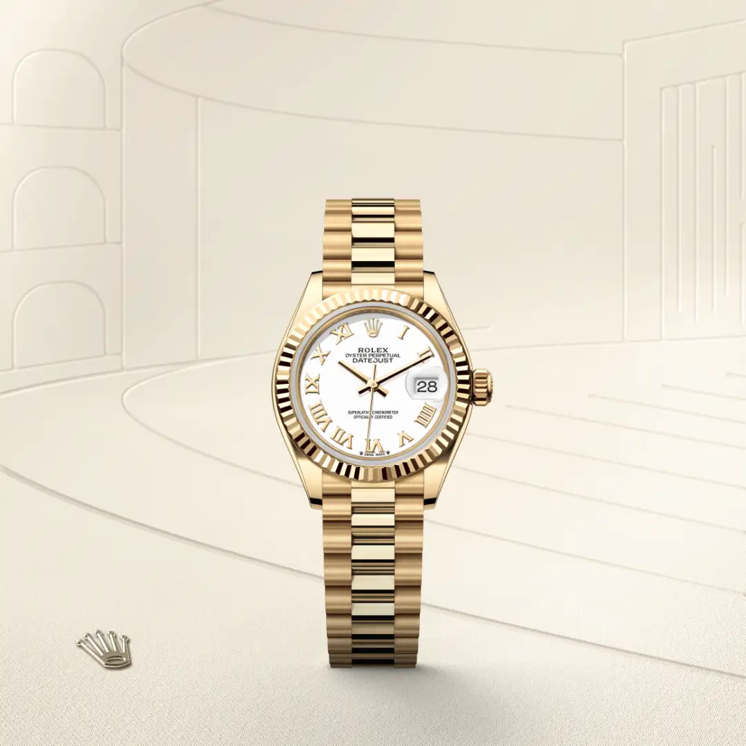 Rolex Lady-Datejust in 18 kt yellow gold, M279178-0029 - Rolex Boutique San Jose