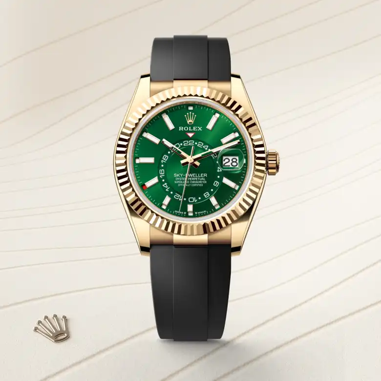 Rolex Sky-Dweller in 18 ct yellow gold, M336238-0004 - J. Vair Jewellers