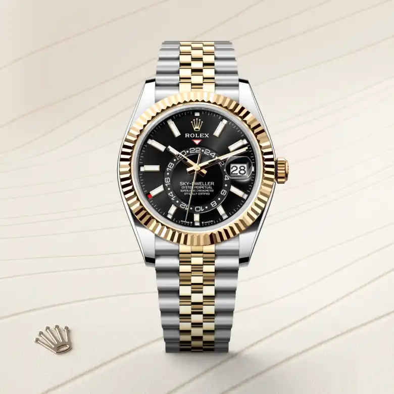Rolex Sky-Dweller in Yellow Rolesor - combination of Oystersteel and yellow gold, M336933-0004 - J. Vair Jewellers