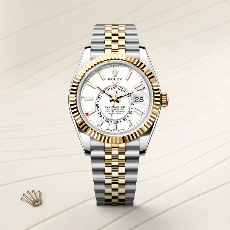 Rolex Sky-Dweller in Yellow Rolesor - combination of Oystersteel and yellow gold, M336933-0006 - J. Vair Jewellers