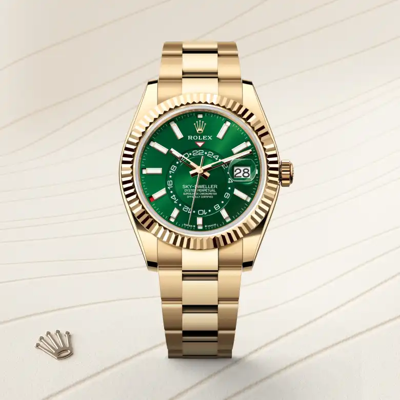 Rolex Sky-Dweller in 18 ct yellow gold, M336938-0007 - J. Vair Jewellers