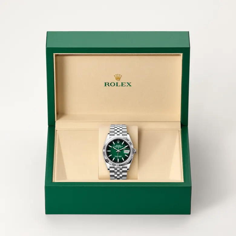 Rolex Datejust in White Rolesor - combination of Oystersteel and white gold, M126234-0059 - Joseph-Anthony