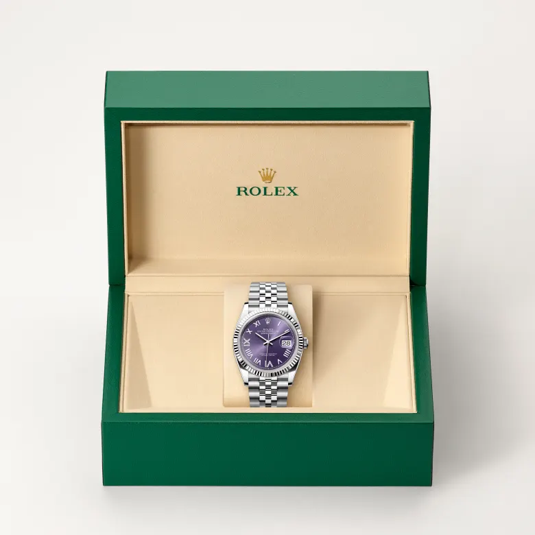 Rolex Datejust in White Rolesor - combination of Oystersteel and white gold, M126234-0063 - Joseph-Anthony