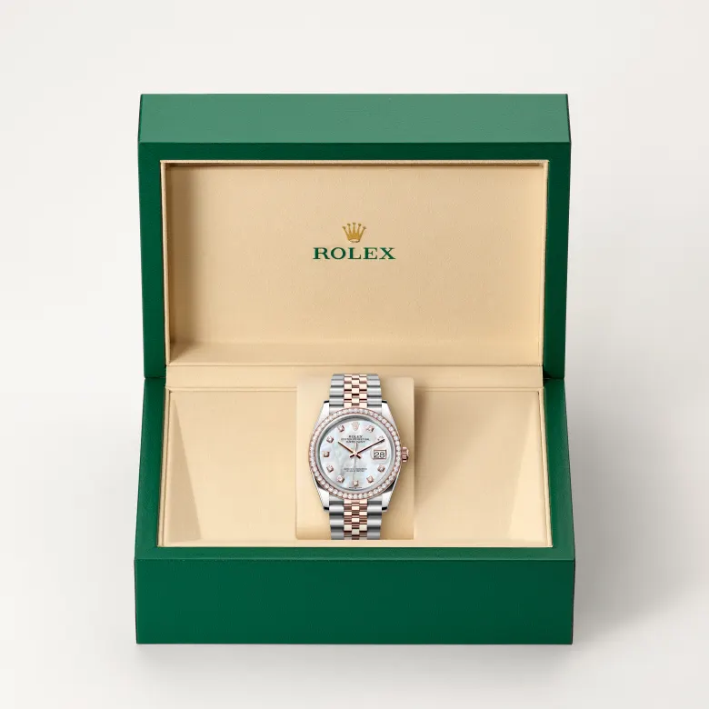 Rolex Datejust in Everose Rolesor - combination of Oystersteel and Everose gold, M126281RBR-0009 - Joseph-Anthony