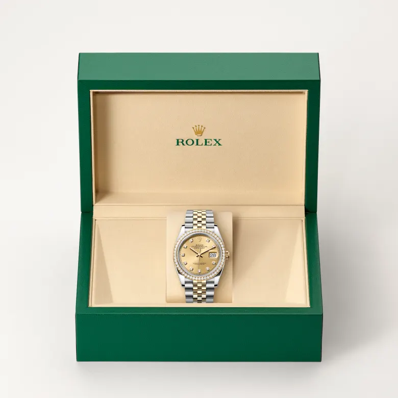 Rolex Datejust in Yellow Rolesor - combination of Oystersteel and yellow gold, M126283RBR-0003 - GemOro