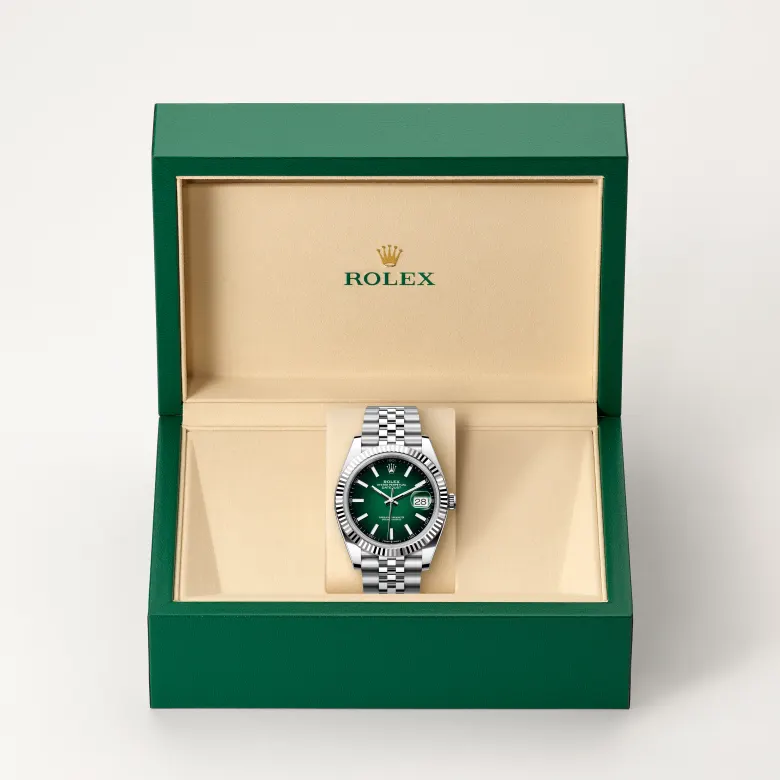 Rolex Datejust in White Rolesor - combination of Oystersteel and white gold, M126334-0034 - Joseph-Anthony