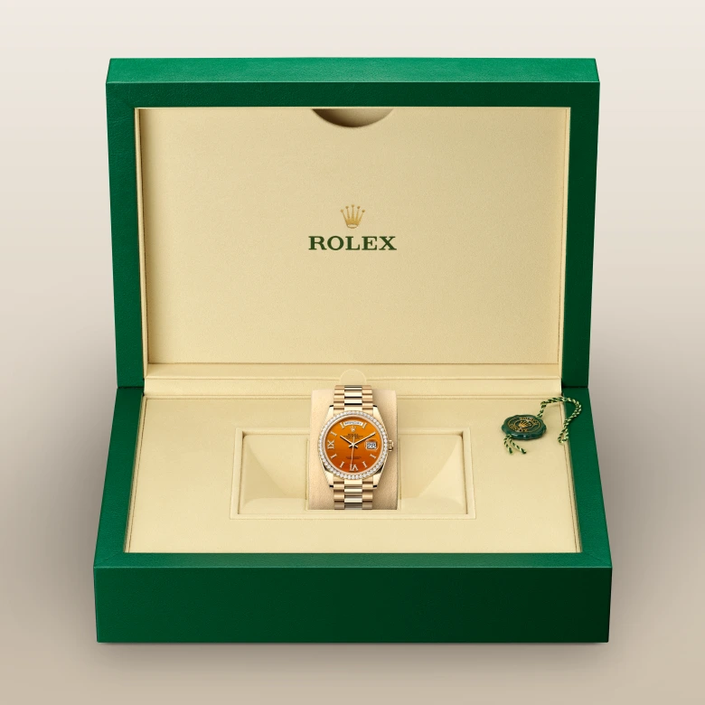 Rolex Day-Date in 18 ct yellow gold, M128348RBR-0049 - Build