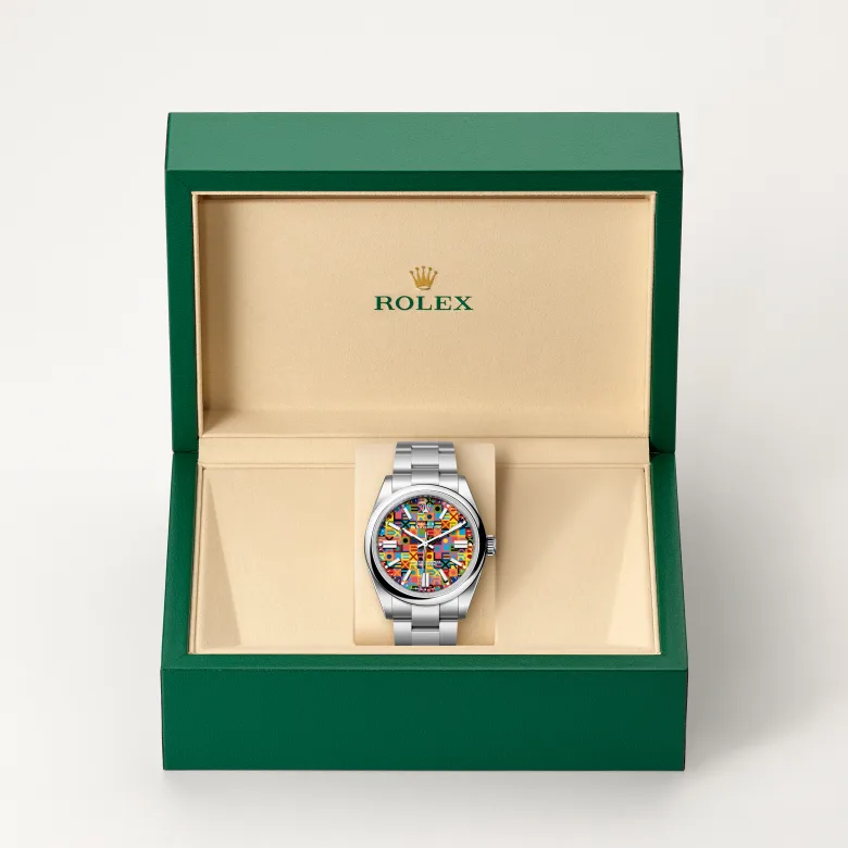 Rolex Oyster Perpetual in Oystersteel, M134300-0010 - Joseph-Anthony