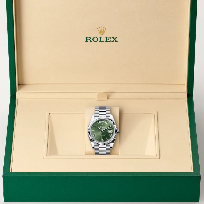 Rolex Day-Date in Platinum, M228236-0008 - Heller Jewelers