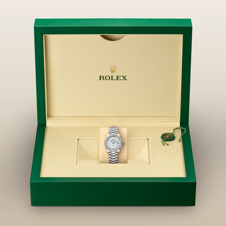Rolex Lady-Datejust in 18 ct white gold, M279139RBR-0008 - Rolex Boutique San Jose