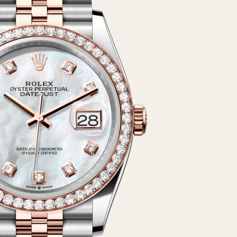 Rolex Datejust in Everose Rolesor - combination of Oystersteel and Everose gold, M126281RBR-0009 - Joseph-Anthony