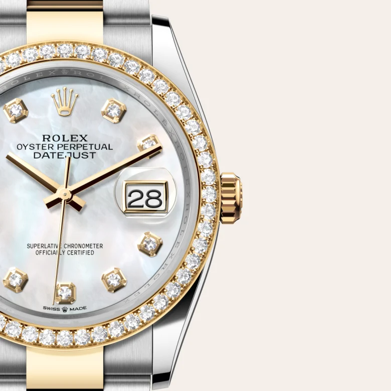 Rolex Datejust in Yellow Rolesor - combination of Oystersteel and yellow gold, M126283RBR-0010 - Heller Jewelers
