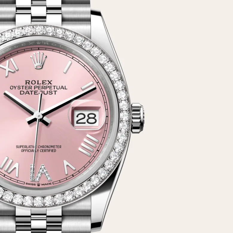 Rolex Datejust in White Rolesor - combination of Oystersteel and white gold, M126284RBR-0057 - Joseph-Anthony