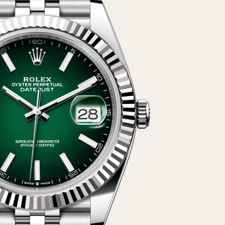 Rolex Datejust in White Rolesor - combination of Oystersteel and white gold, M126334-0034 - Joseph-Anthony