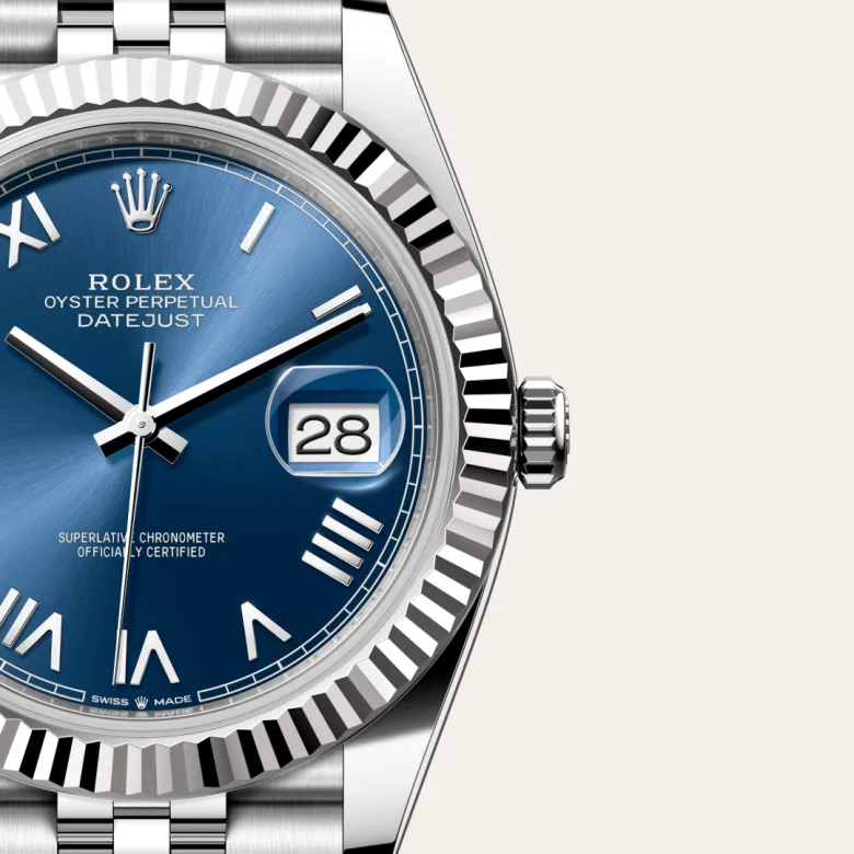 Rolex Datejust in White Rolesor - combination of Oystersteel and white gold, M126334-0038 - Joseph-Anthony