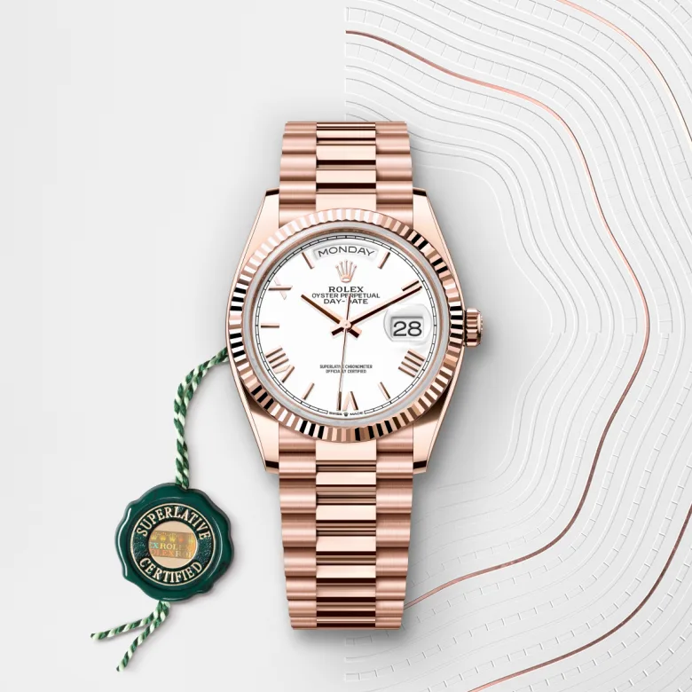 Rolex Day-Date in 18 ct Everose gold, M128235-0070 - Build
