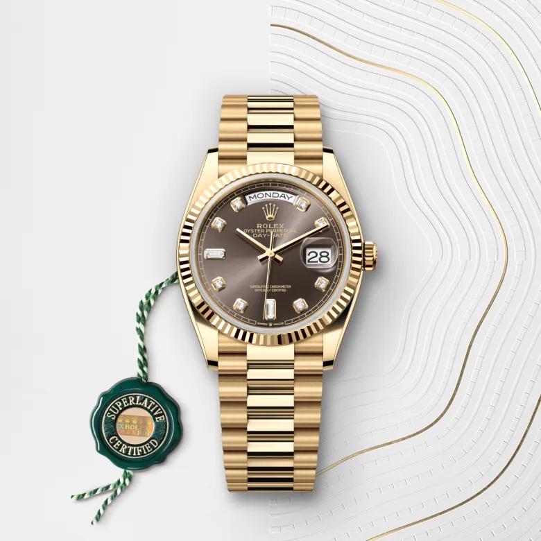 Rolex Day-Date in 18 ct yellow gold, M128238-0022 - Build