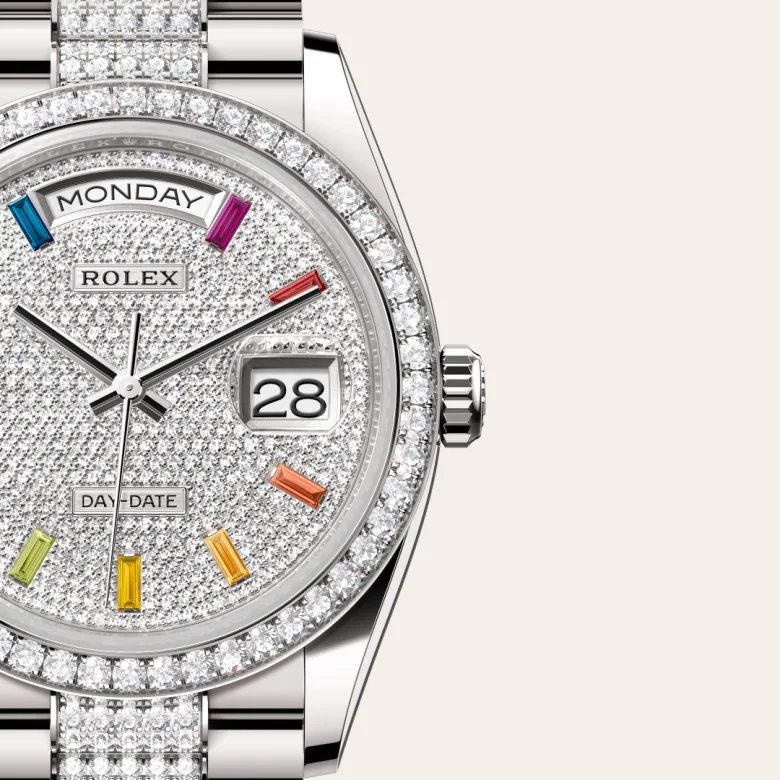 Rolex Day-Date in 18 ct white gold, M128349RBR-0012 - Joseph-Anthony
