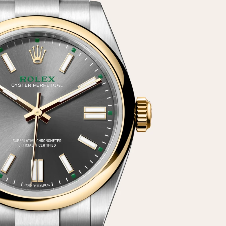Rolex Oyster Perpetual in Yellow Rolesor - combination of Oystersteel and yellow gold, M134303-0001 - GemOro