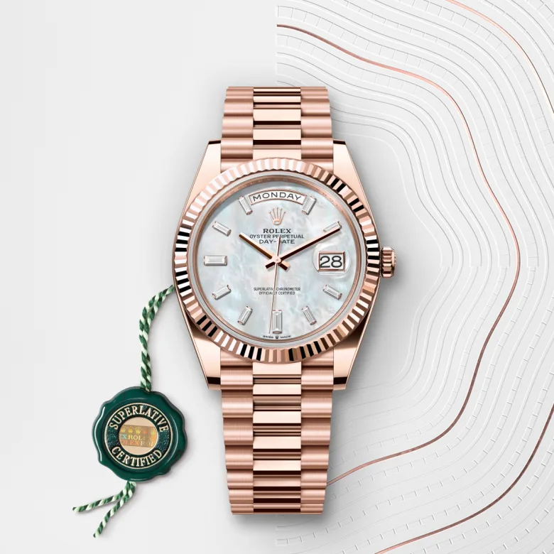 Rolex Day-Date in 18 ct Everose gold, M228235-0056 - Build