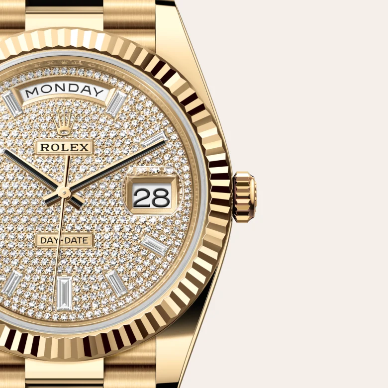 Rolex Day-Date in 18 kt yellow gold, M228238-0054 - Heller Jewelers