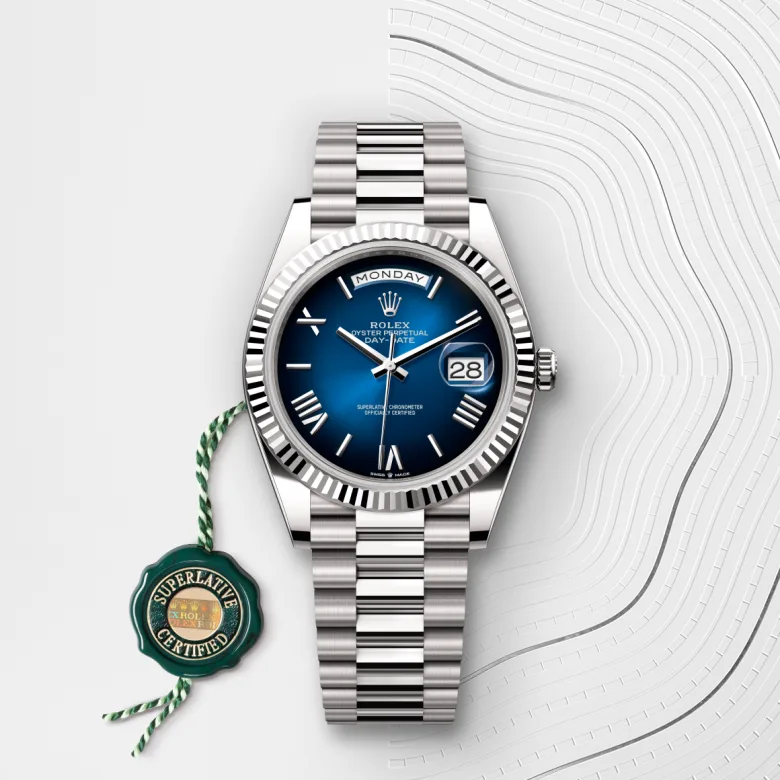 Rolex Day-Date in 18 ct white gold, M228239-0076 - Build