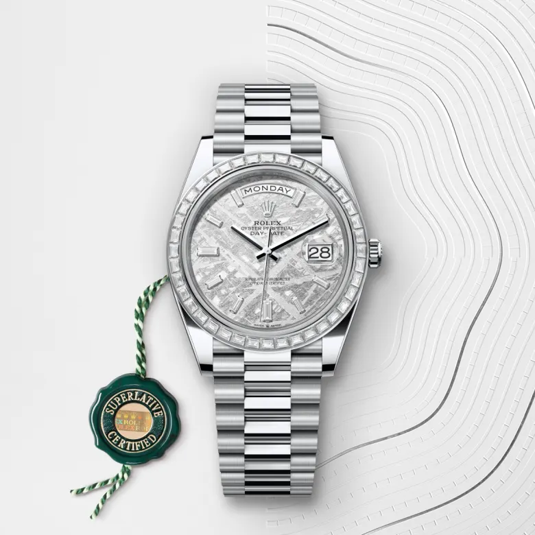 Rolex Day-Date in Platinum, M228396TBR-0027 - Rolex Boutique San Jose