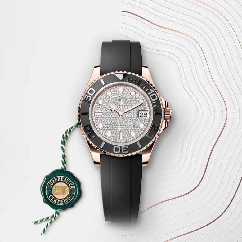 Rolex Yacht-Master in 18 ct Everose gold, M268655-0019 - Wilson & Son Jewelers