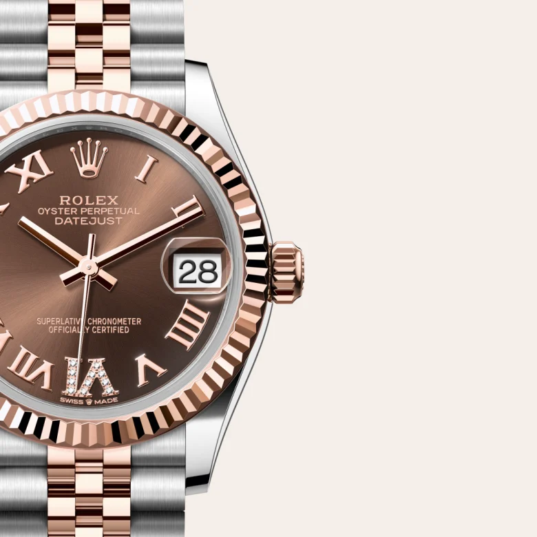 Rolex Datejust in Everose Rolesor - combination of Oystersteel and Everose gold, M278271-0004 - GemOro