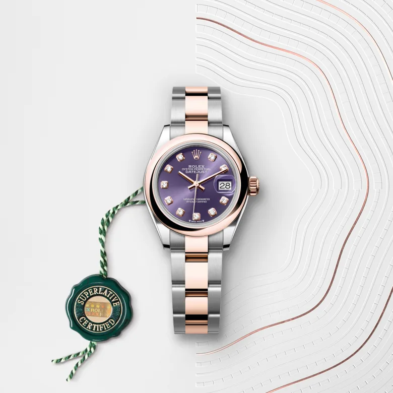 Rolex Lady-Datejust in Everose Rolesor - combination of Oystersteel and Everose gold, M279161-0016 - Rolex Boutique San Jose Rolex Lady-Datejust in Everose Rolesor - combination of Oystersteel and Everose gold, M279161-0016 - Rolex Boutique San Jose